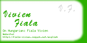 vivien fiala business card